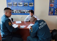 Выездная акция в ФГКУ "Уральский учебно-спасательный центр МЧС России"