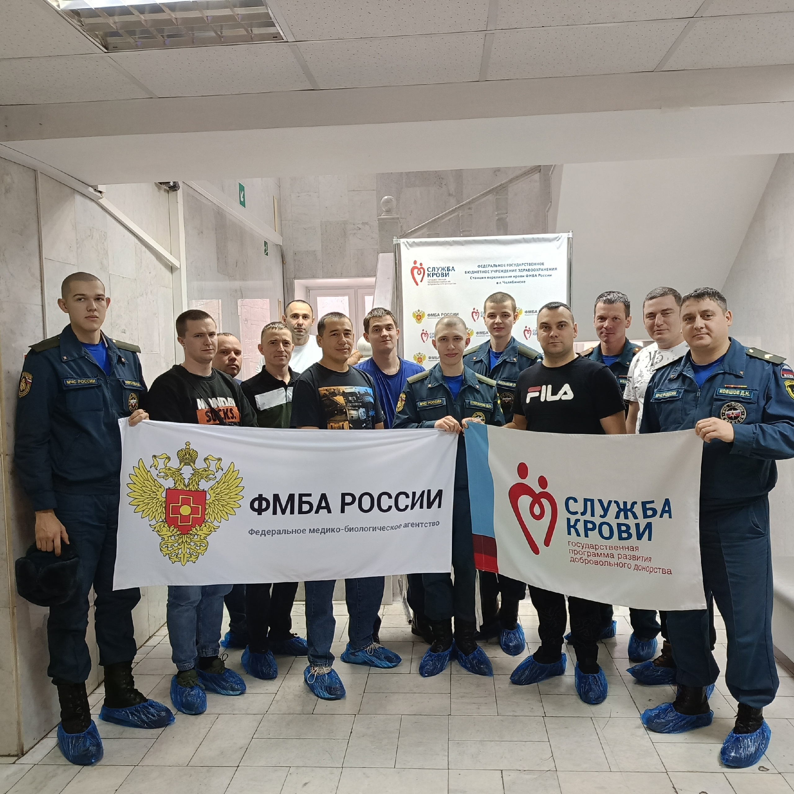 ФГКУ "Учебный центр СЦ МЧС России" поддерживает полполнения банка плазмы